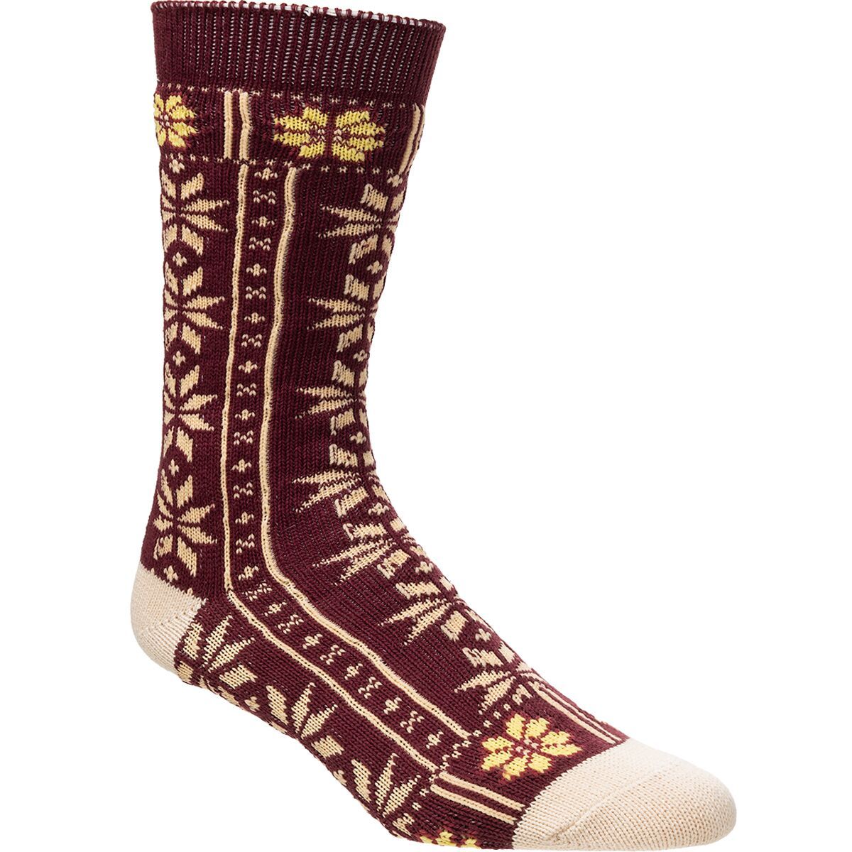 Free People Nearly Nordic Sock - Women's Burgundy, One Size