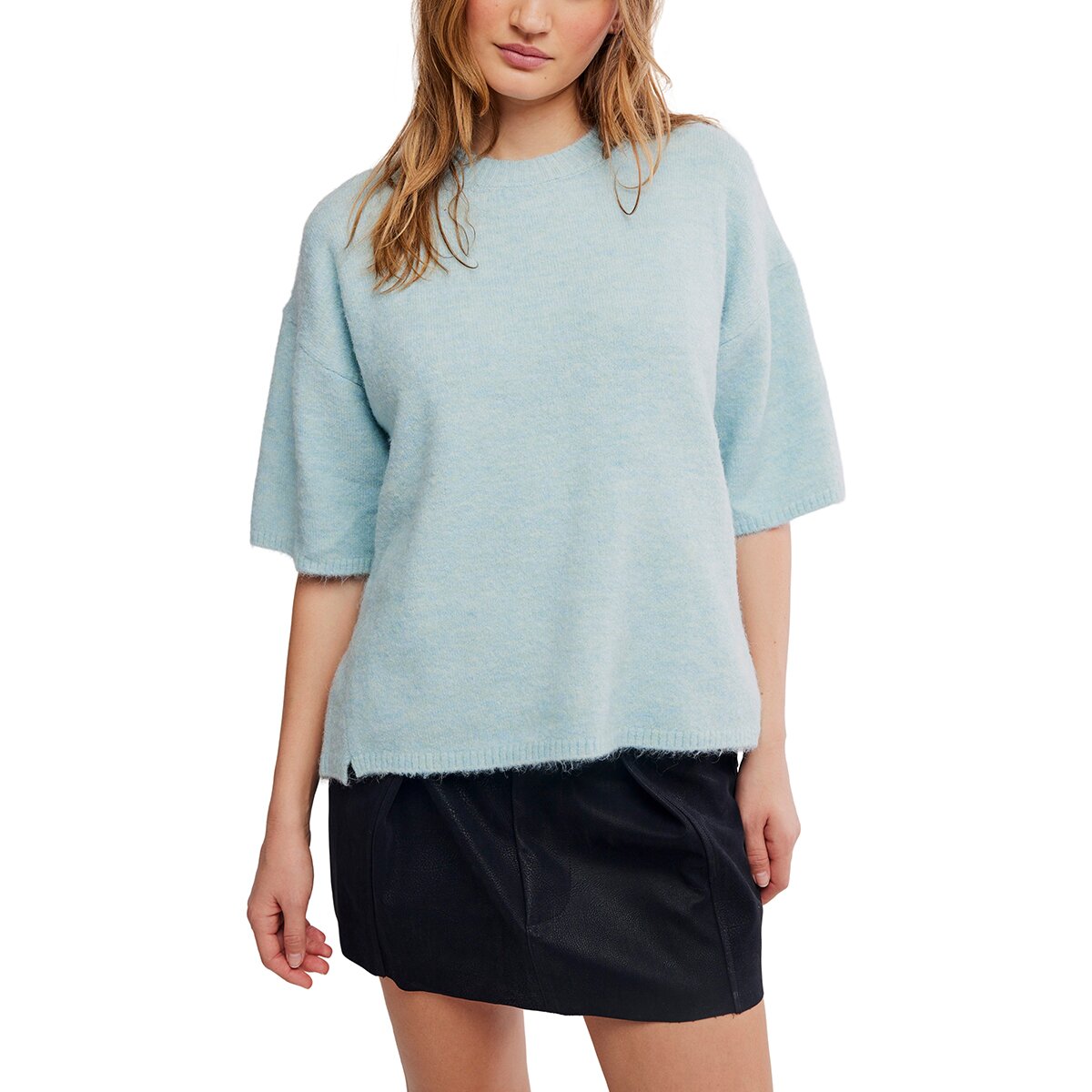 Image of Free People Margot Sweater T-Shirt - Women's Angel Falls Melange, L