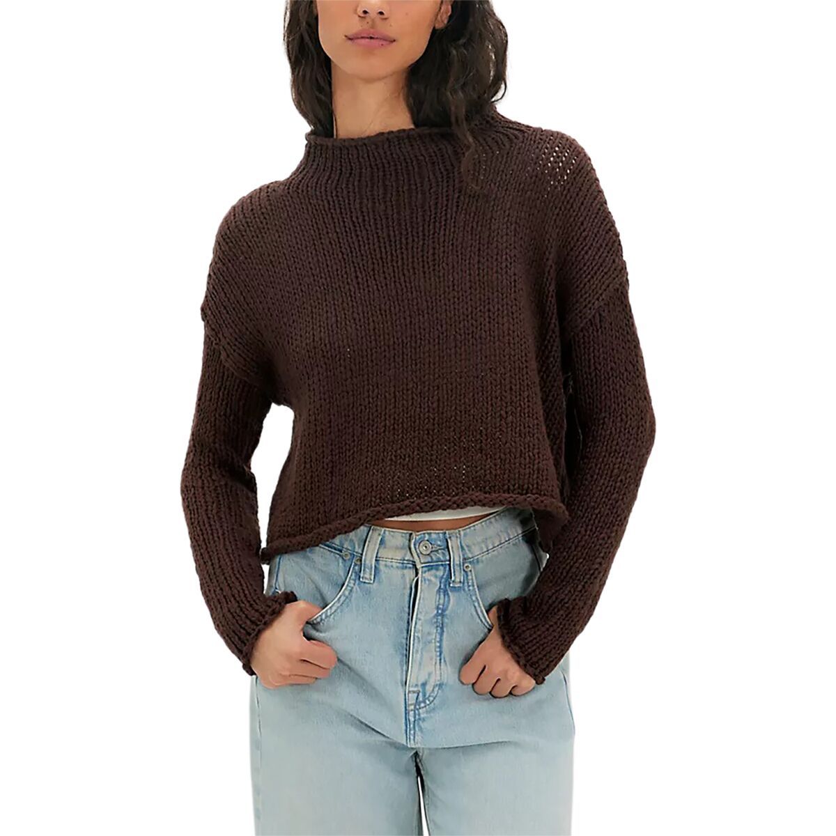 Image of Free People Opal Sweater - Women's Chicory Coffee, XS