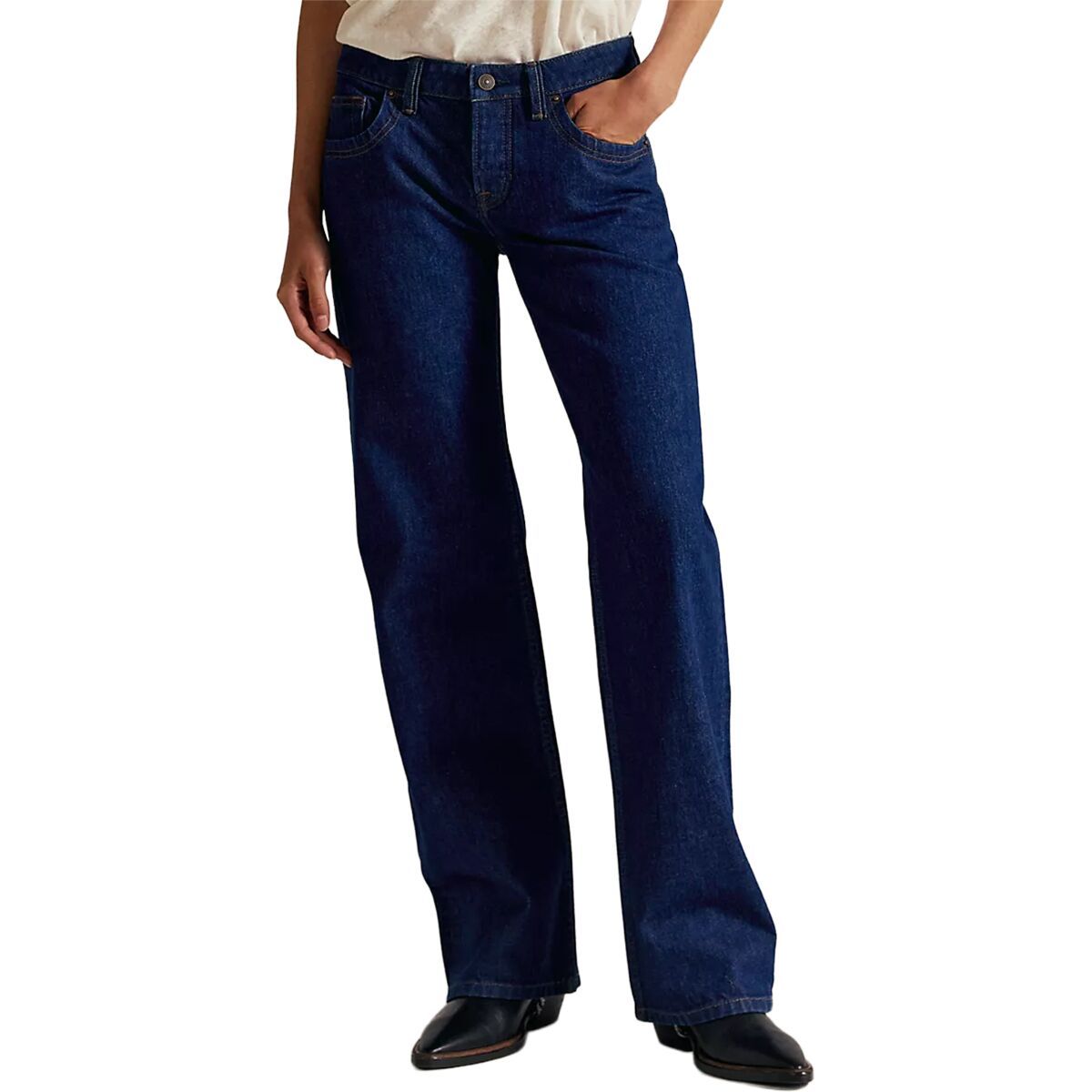 Image of Free People Tennessee Low Rise BF Pant - Women's Rinse, 26