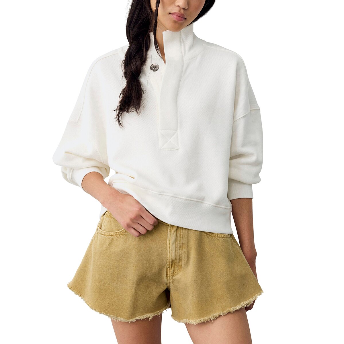 Image of Free People Timeless Pullover - Women's Clean Ivory, M