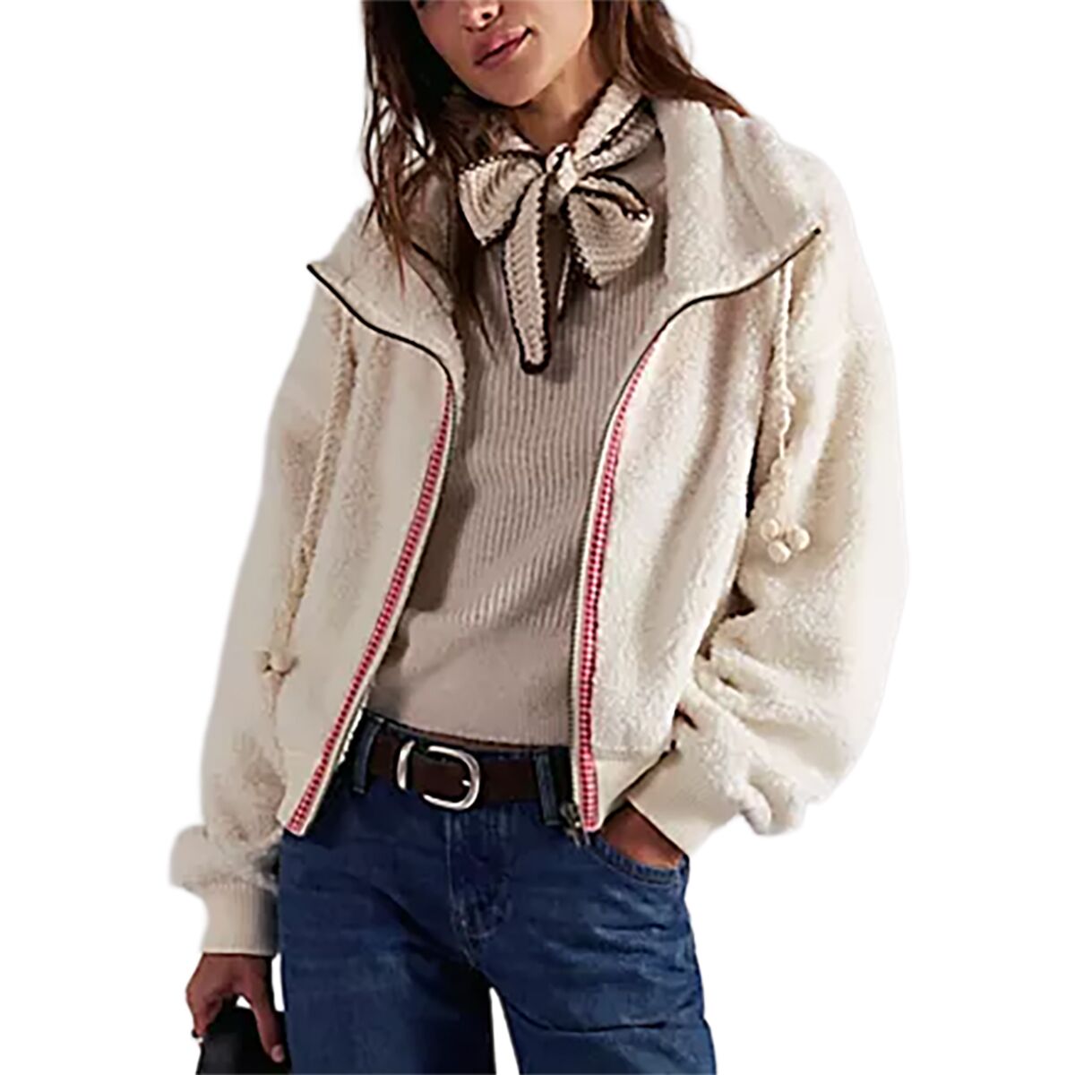 Free People Free People Alpine Sherpa Cardi - Women's White Swan, M