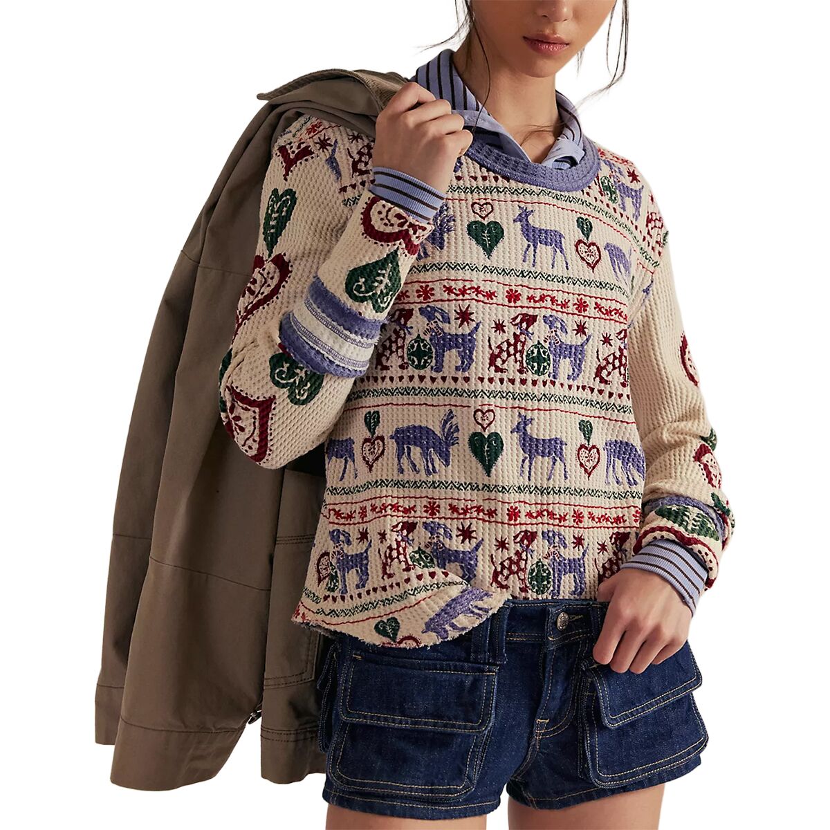 Free People Free People Blissful Layering T-Shirt - Women's Snowdrop Combo, L