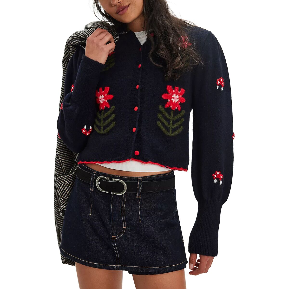 Image of Free People Nonna Sweater - Women's Midnight Bloom Combo, M