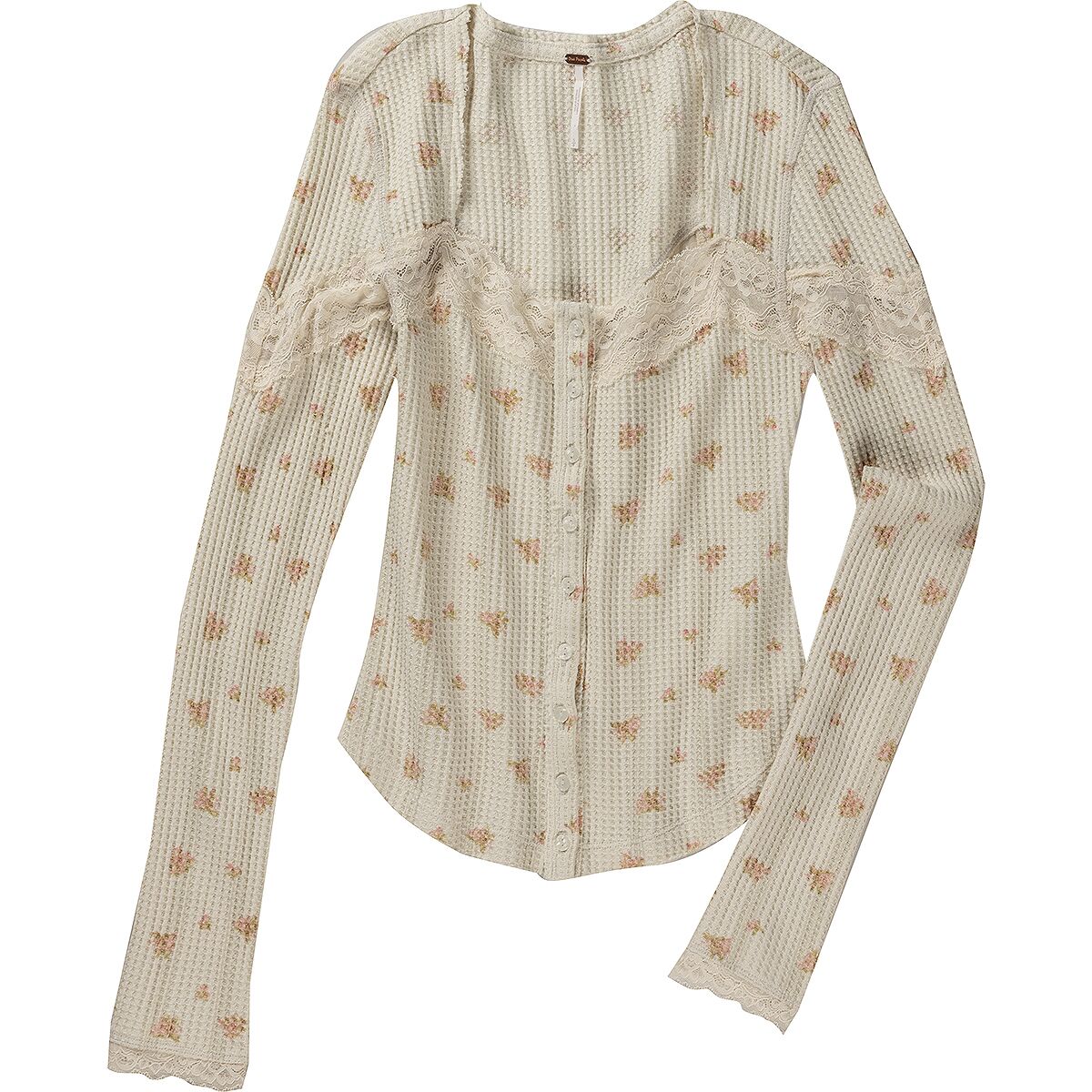 Image of Free People Lets Party Print Cardi - Women's Tea Combo, XL