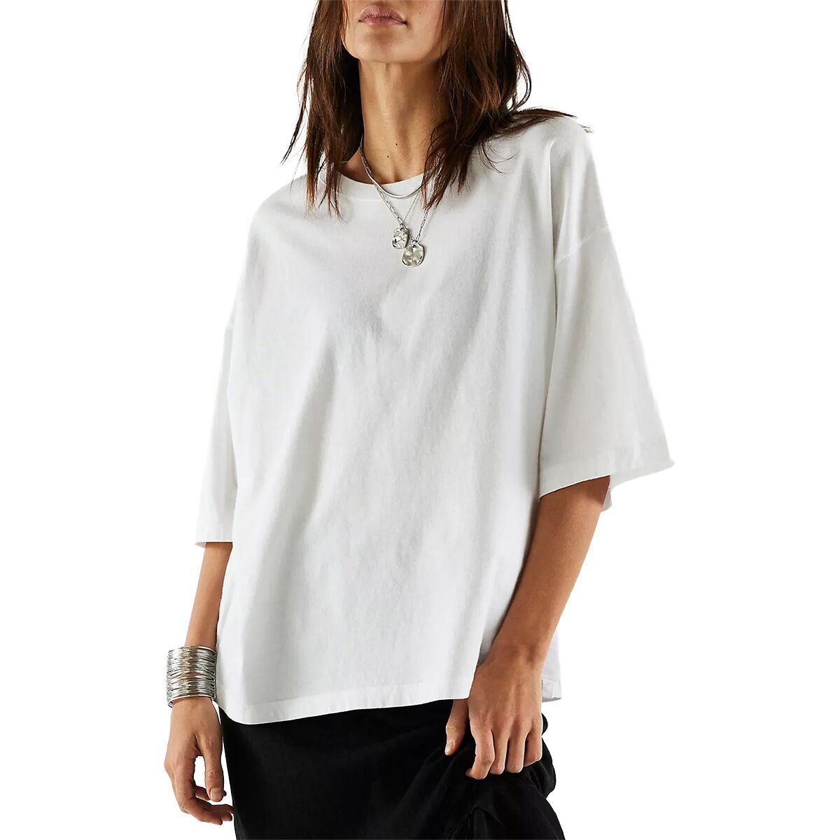 Image of Free People We The Free Perfect Oversized T-Shirt - Women’s White, L