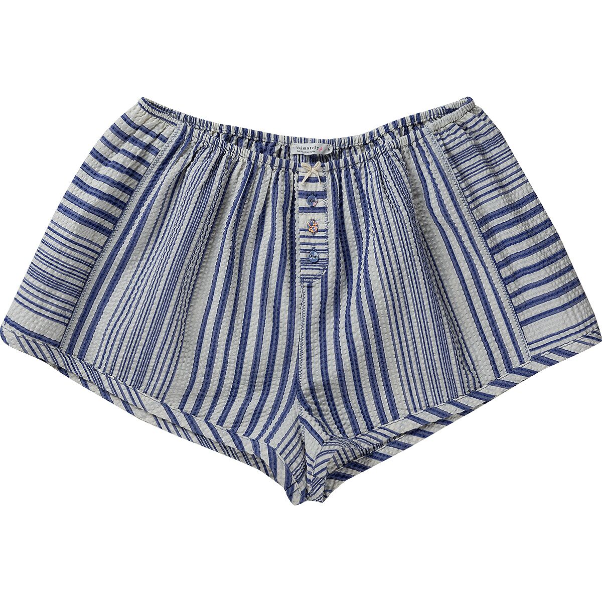 Image of Free People Home By 8 Boxer - Women's Cobalt Combo, M