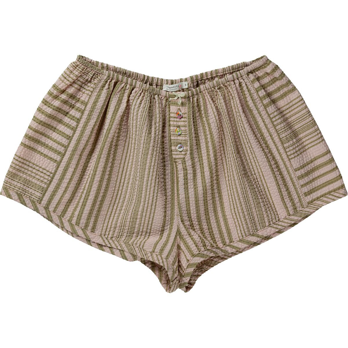 Image of Free People Home By 8 Boxer - Women's Sage Combo, L