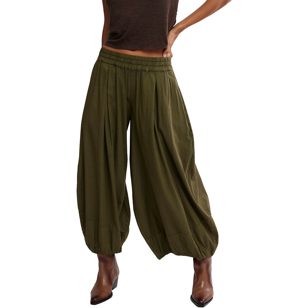 Image of Free People Moonflower Ballon Pant - Women's Sage, XS