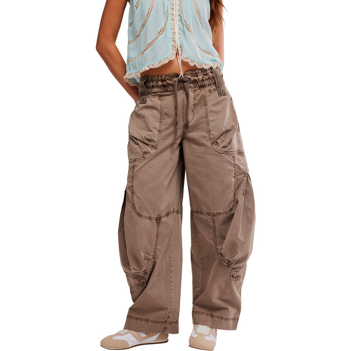 Image of Free People Onset Parachute Pant - Women's Dusted Cocoa, M