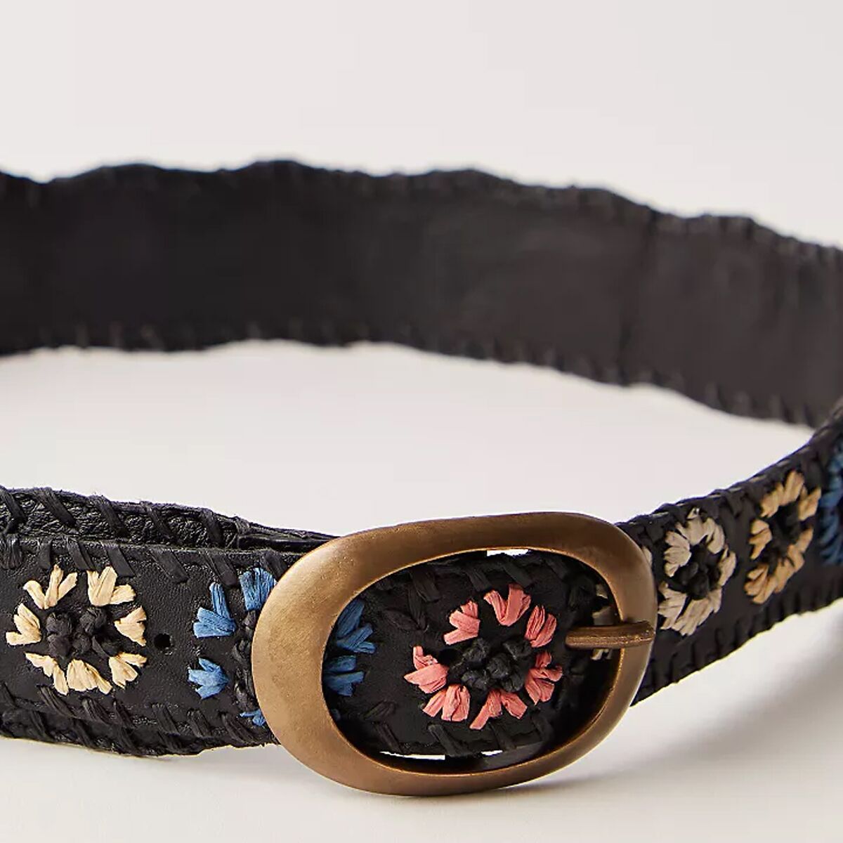 Free People Indigo Dreaming Raffia Belt - Women display picture 1