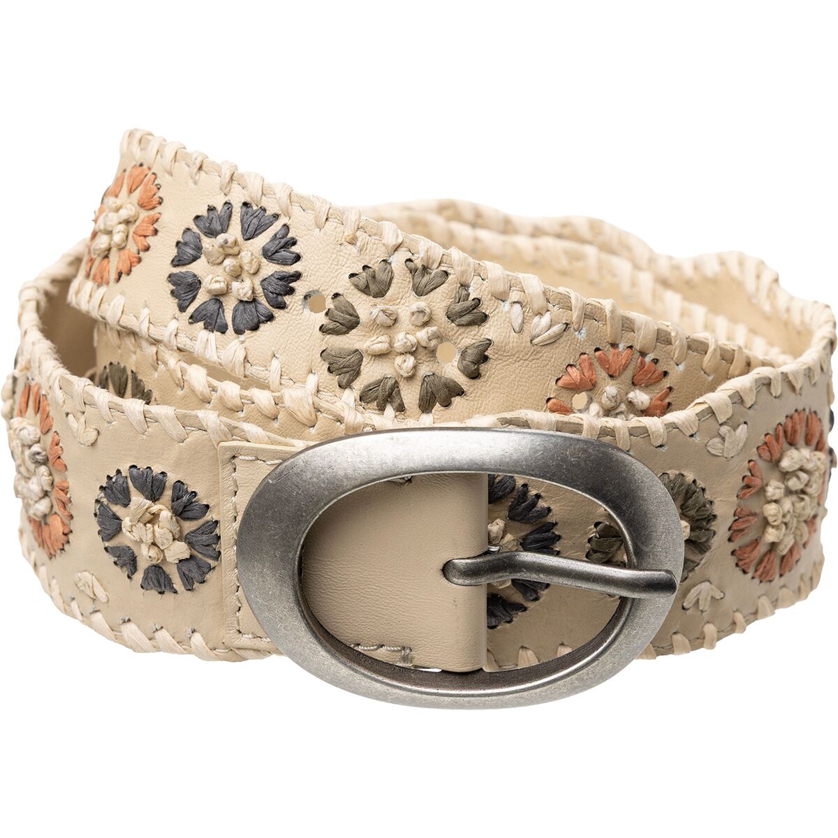 Image of Free People Indigo Dreaming Raffia Belt - Women's Natural, XS/S