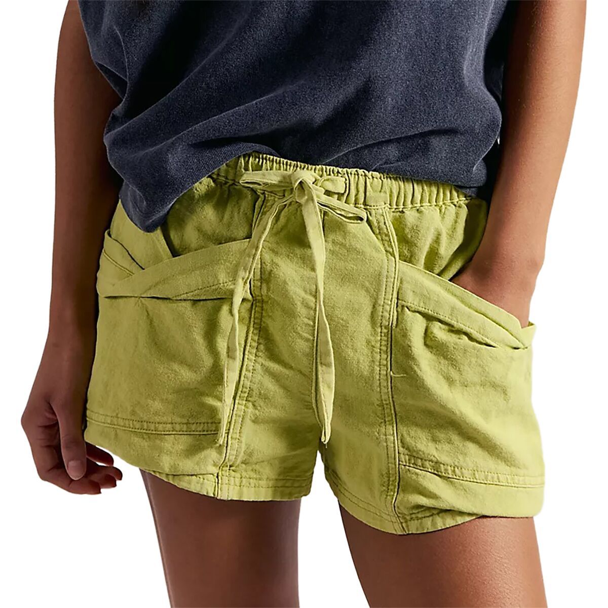 Image of Free People Good Fortune Short - Women's Warm Olives, S