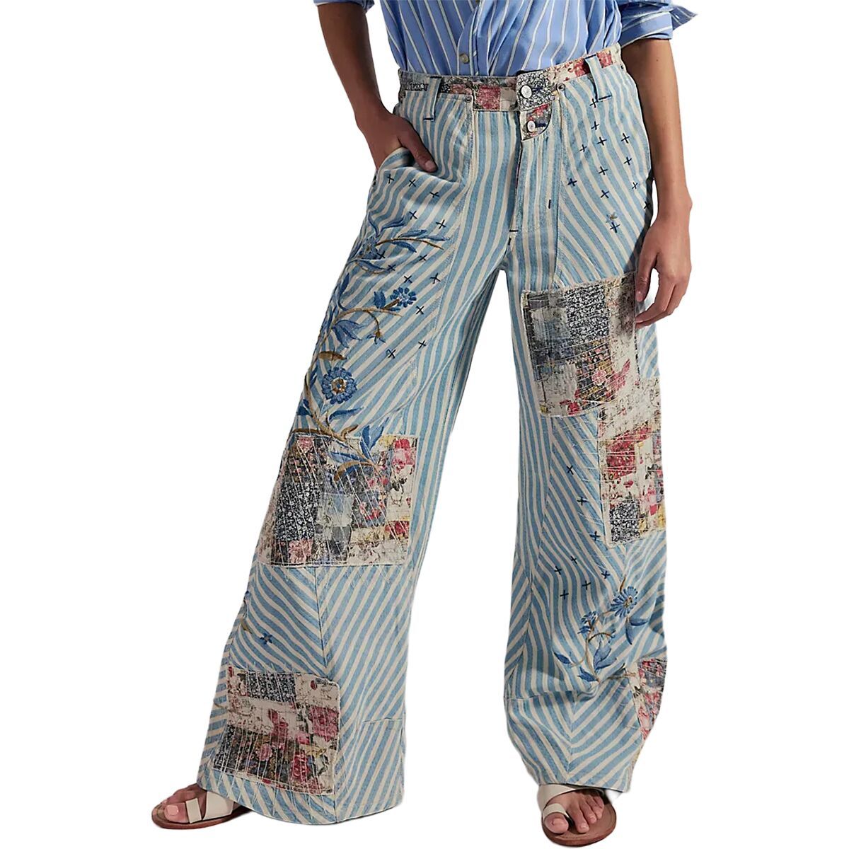 Image of Free People Runyon Patched Pant - Women's West Ridge, 10