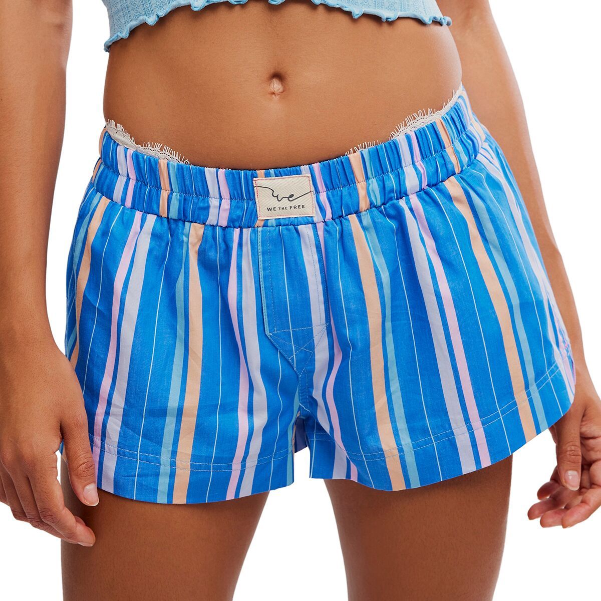 Image of Free People Day To Day Mini Boxer - Women's Coblat Combo, XL