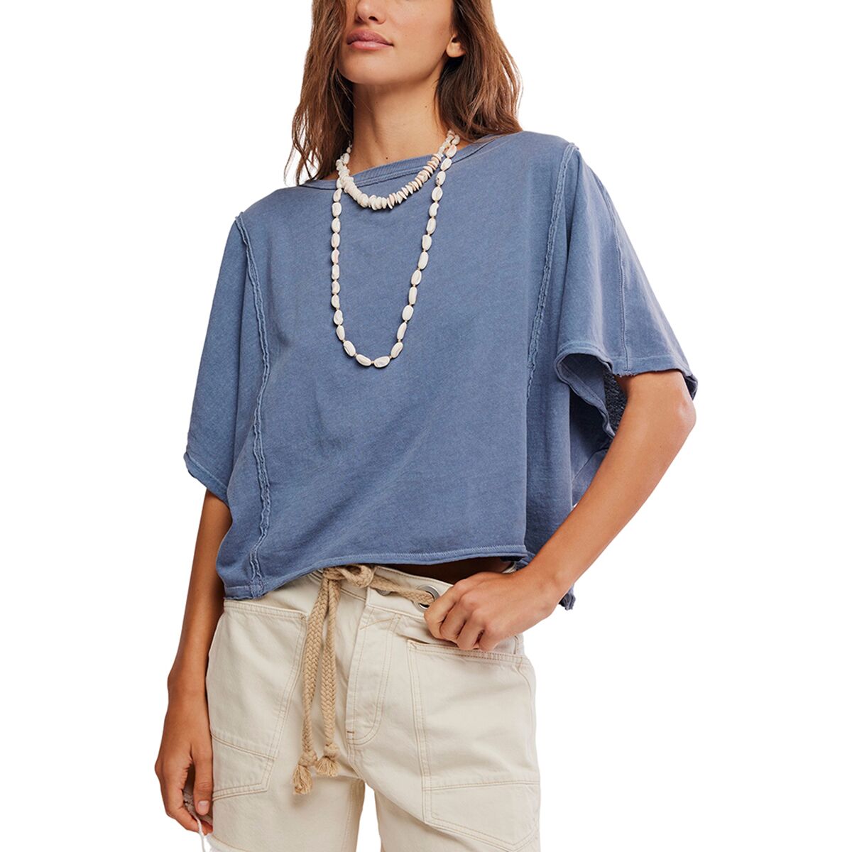 Free People Free People Next Level T-Shirt - Women's Night Shadow, XL