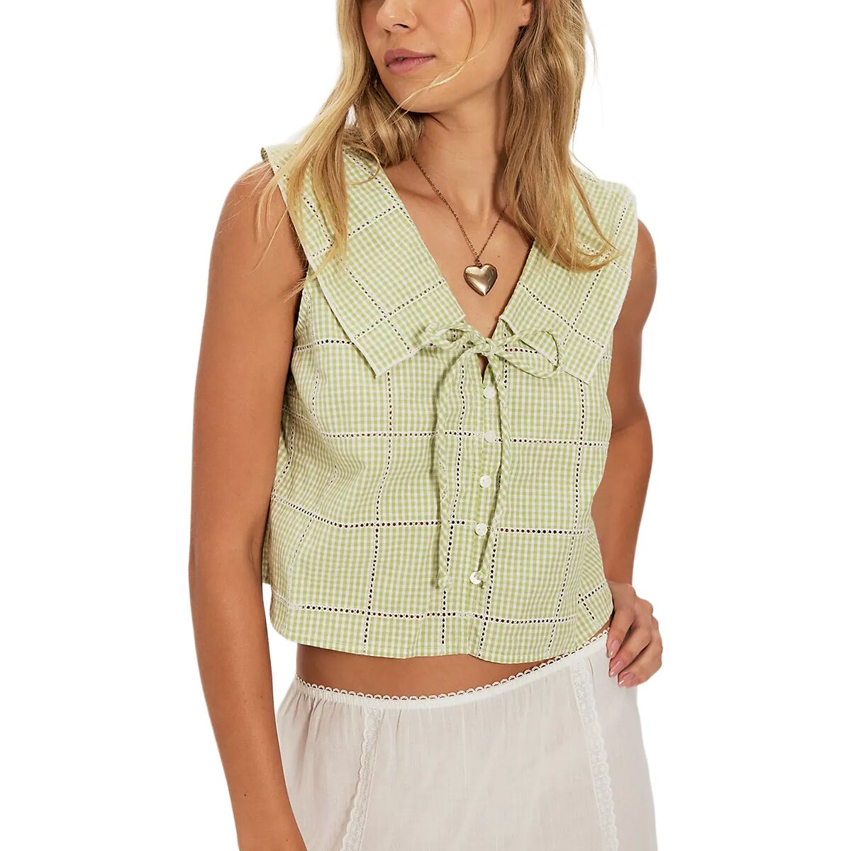 Image of Free People Waiting For Me Top - Women's Winter Pear Combo, XS