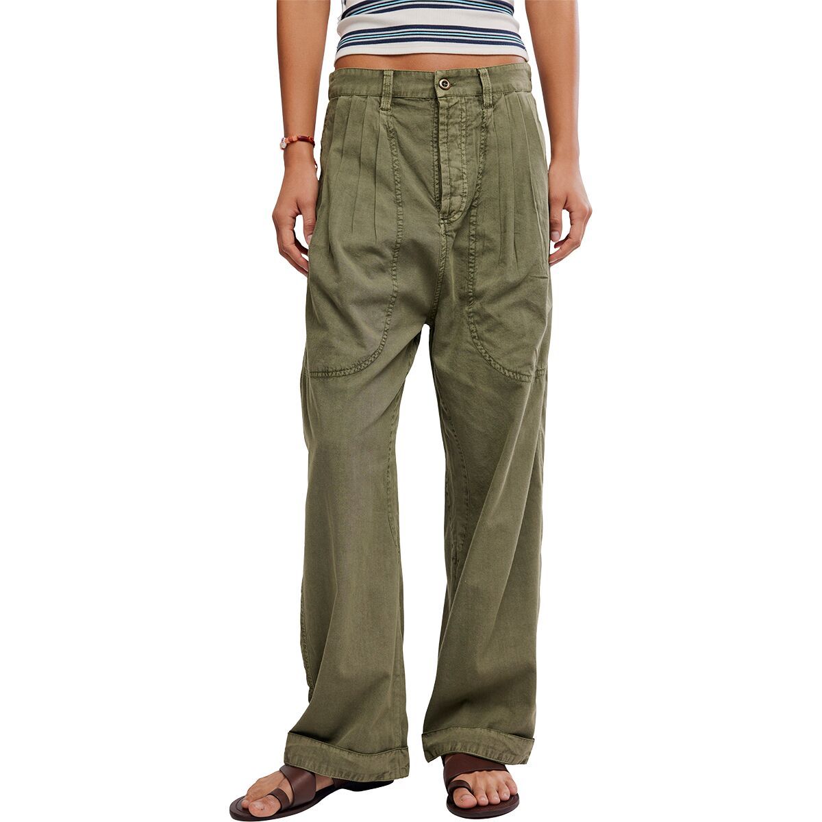 Image of Free People Clover Dropped Trouser - Women's Adventurer, L