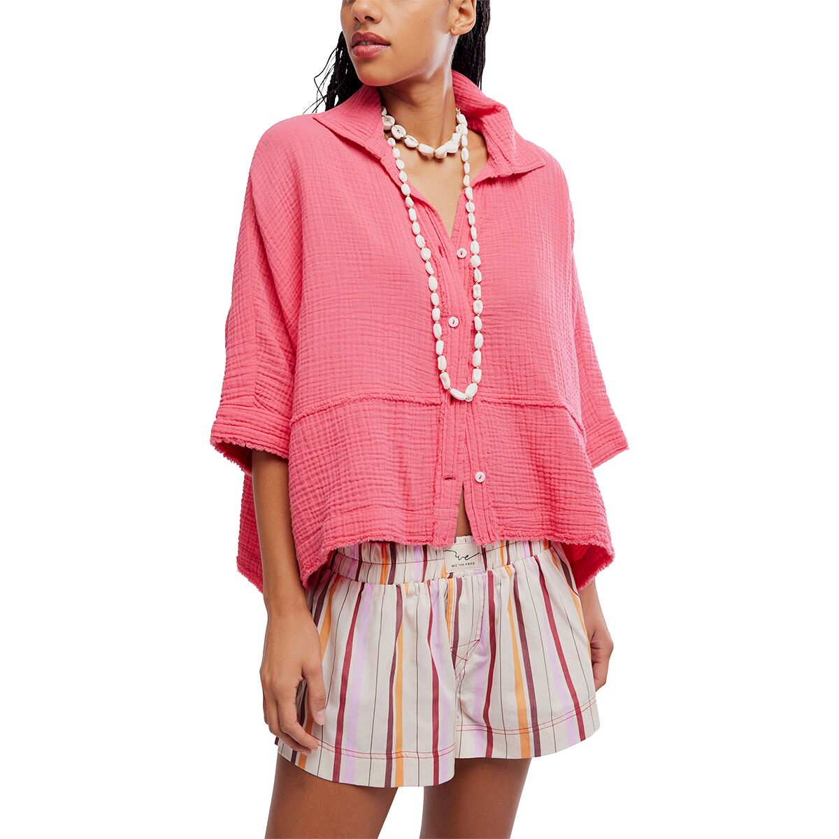 Image of Free People Happy Days Top - Women's Tart Berry, S