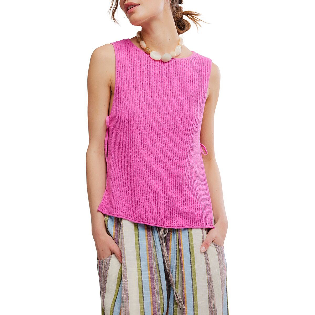 Image of Free People Lizzie Sweater Top - Women's Island Flower, S