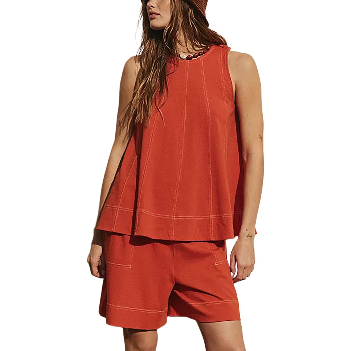 Free People Free People Strada Set - Women's Red Squash, S
