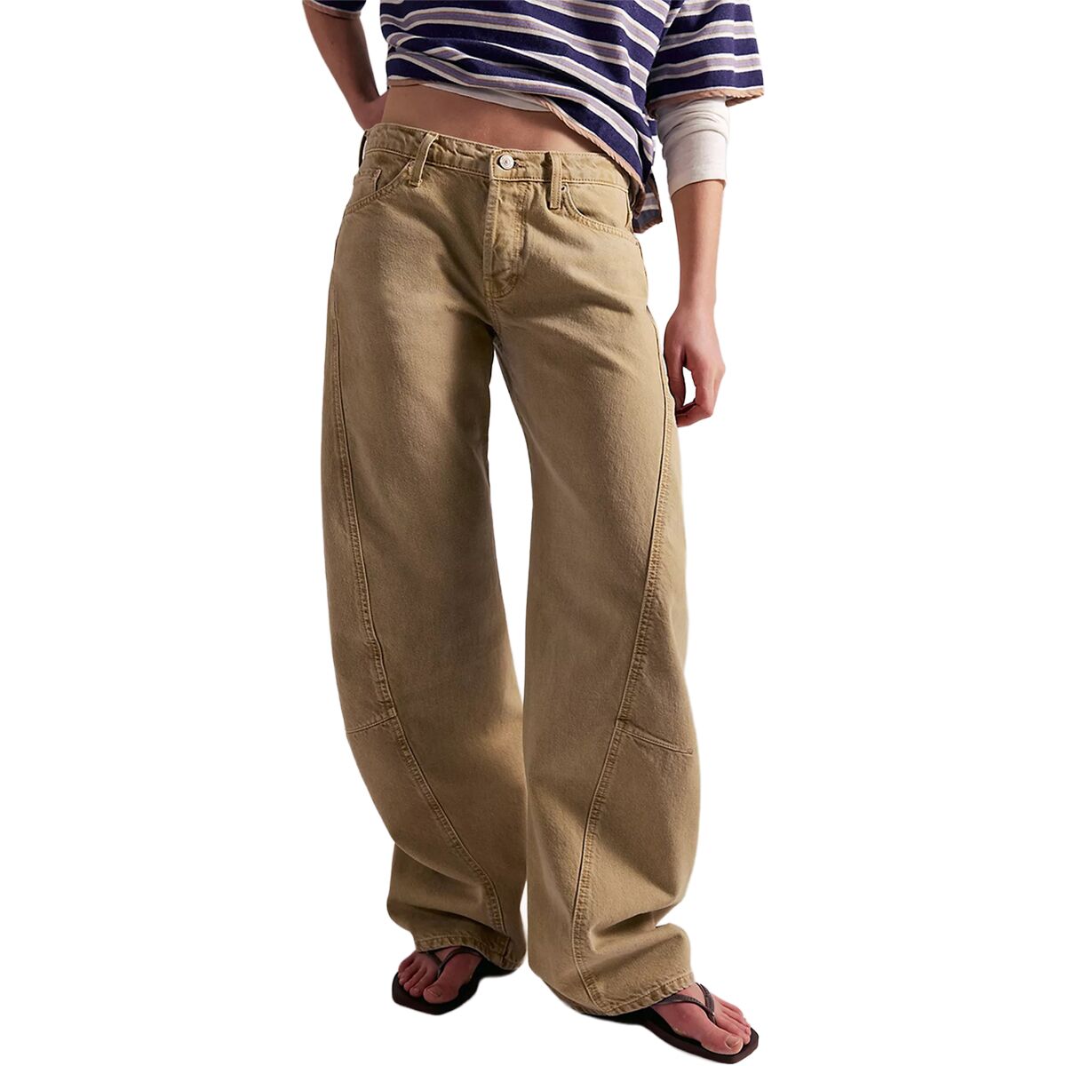 Free People Free People Fable Twisted Seam Jean - Women's Oat Latte, 27
