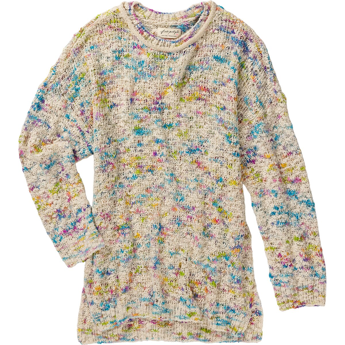 Image of Free People Harlyn Pullover Sweater - Women's Ivory Combo, M