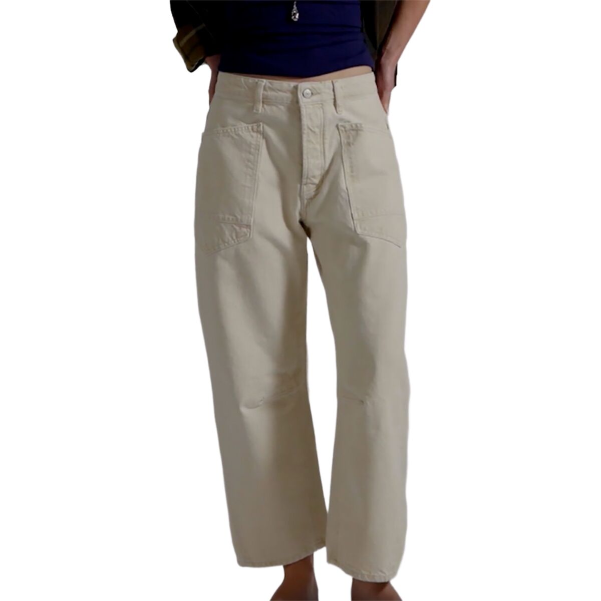 Image of Free People Minimalist Moxie Boyfriend Pant - Women's Dusty Roads, 30
