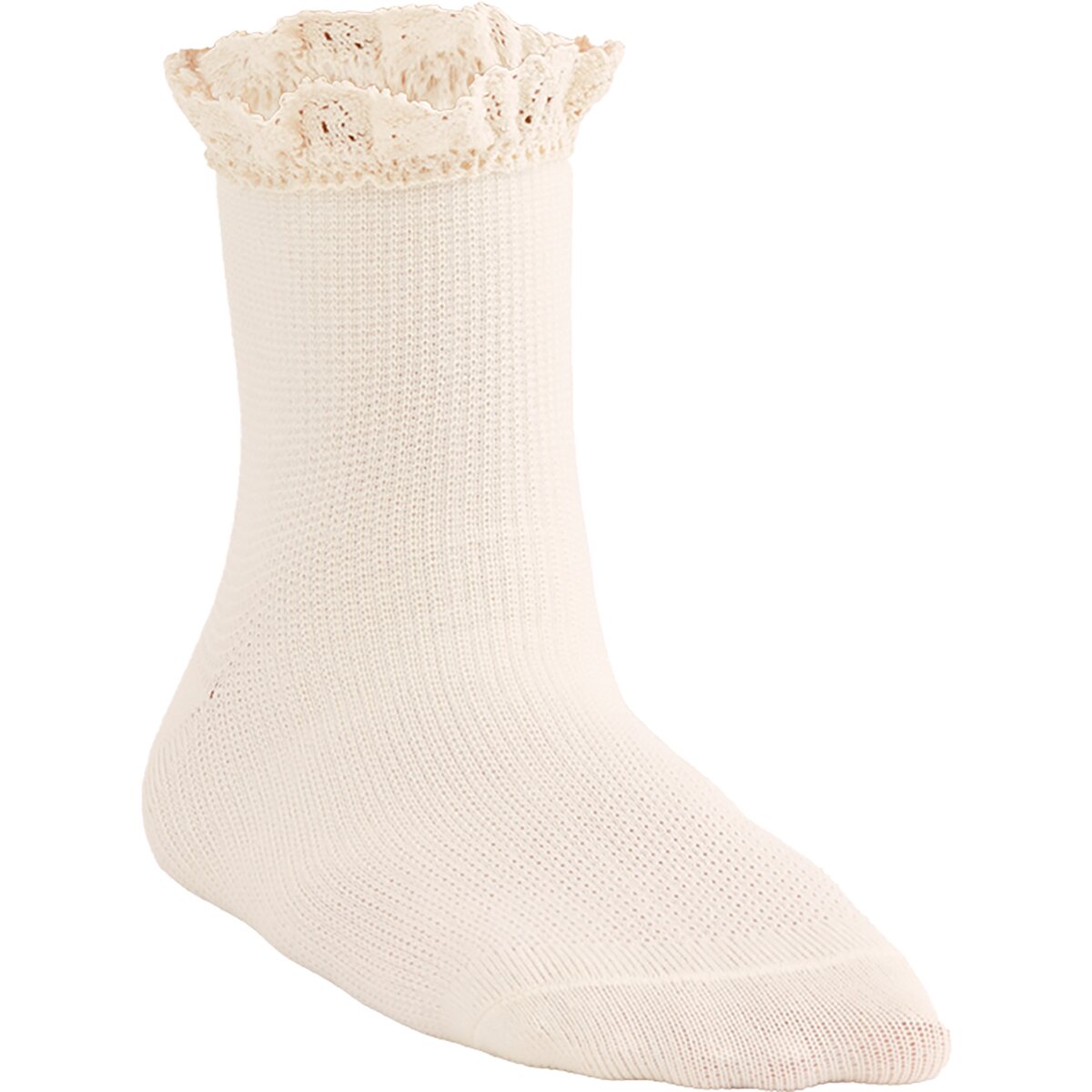 Image of Free People Beloved Waffle Knit Ankle Sock - Women's Ivory, One Size