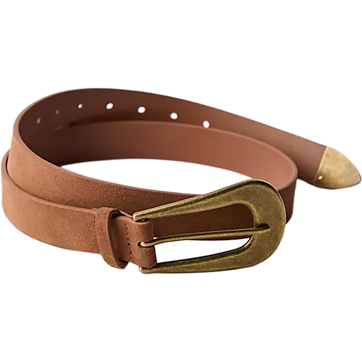 Image of Free People Cannon Suede Belt - Women's Cognac, XS/S
