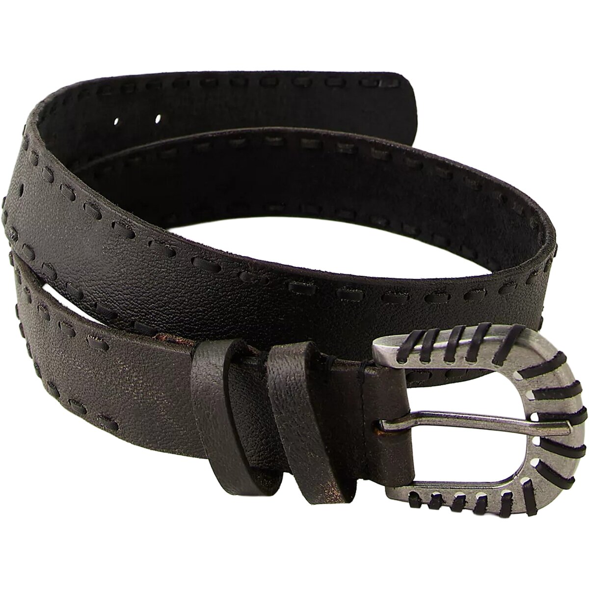 Image of Free People Holt Leather Belt - Women's Black, S/M