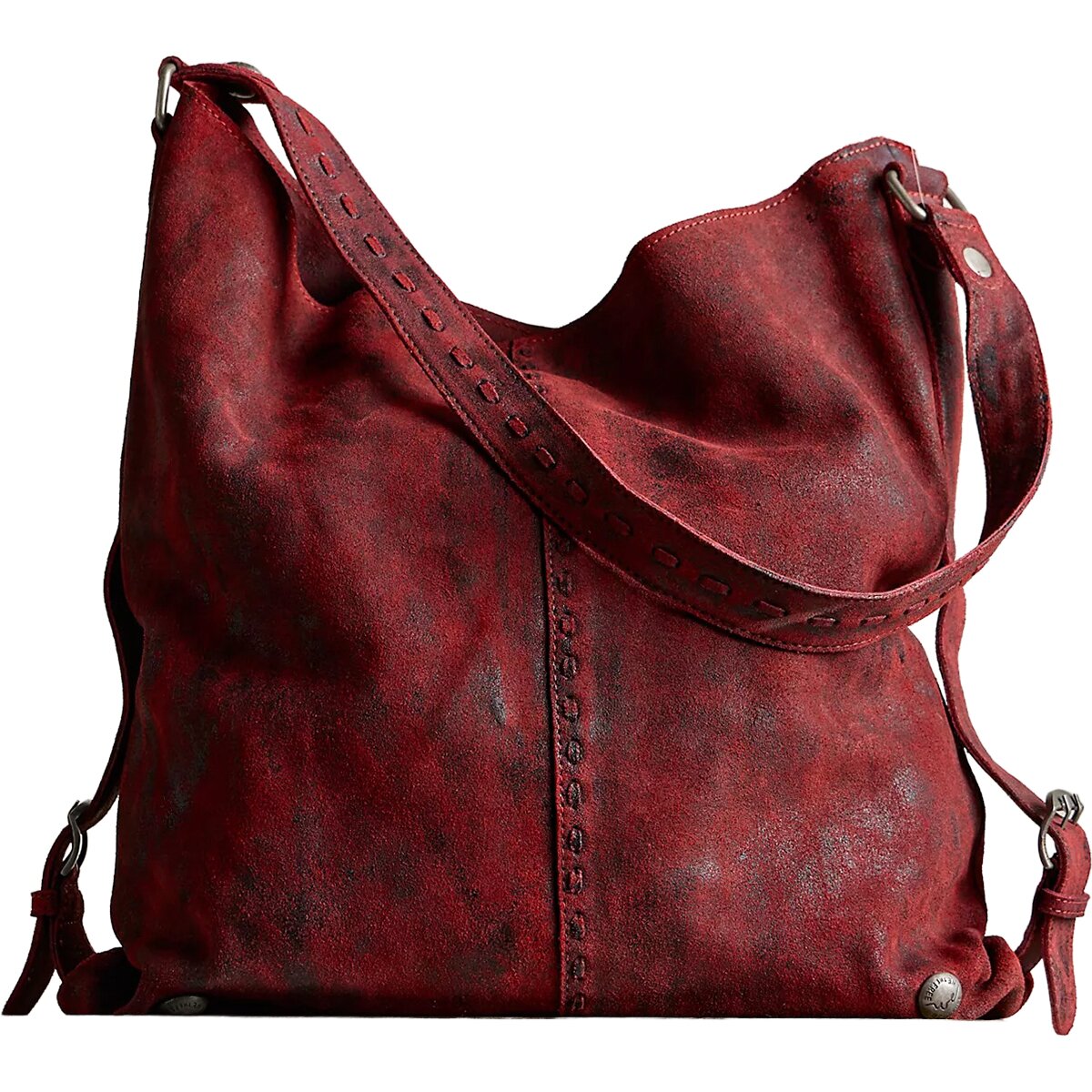 Image of Free People Dallas Distressed Lea Bag - Women's Sandblast Red, One Size