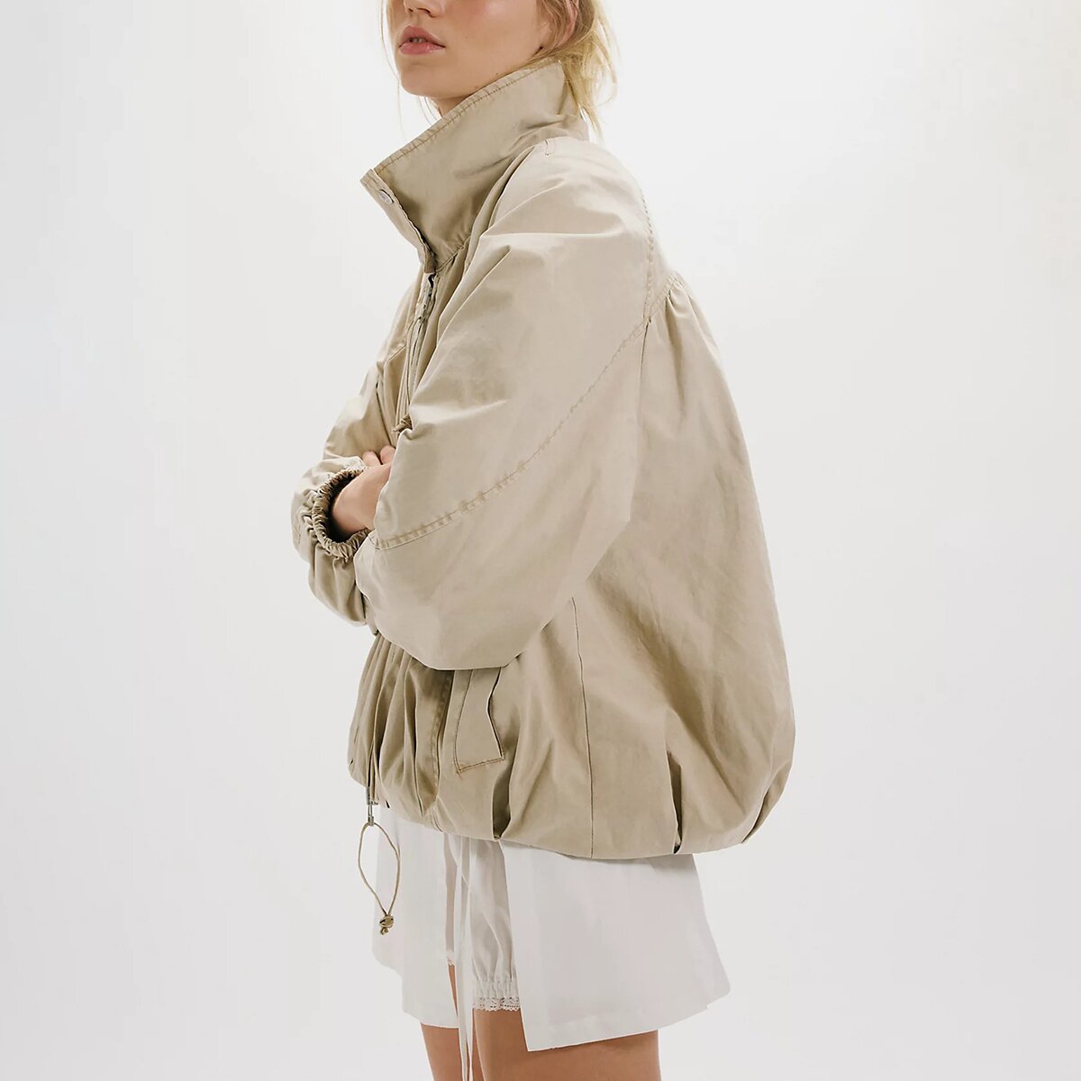 ジャケット・アウター roughlow jacket beige Free People Chelsea Jacket - Women's - Clothing