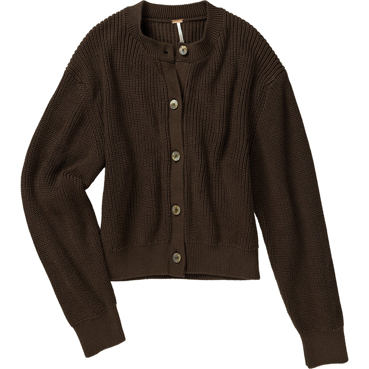 Image of Free People Vienna Cardigan - Women's French Chocolate, XS