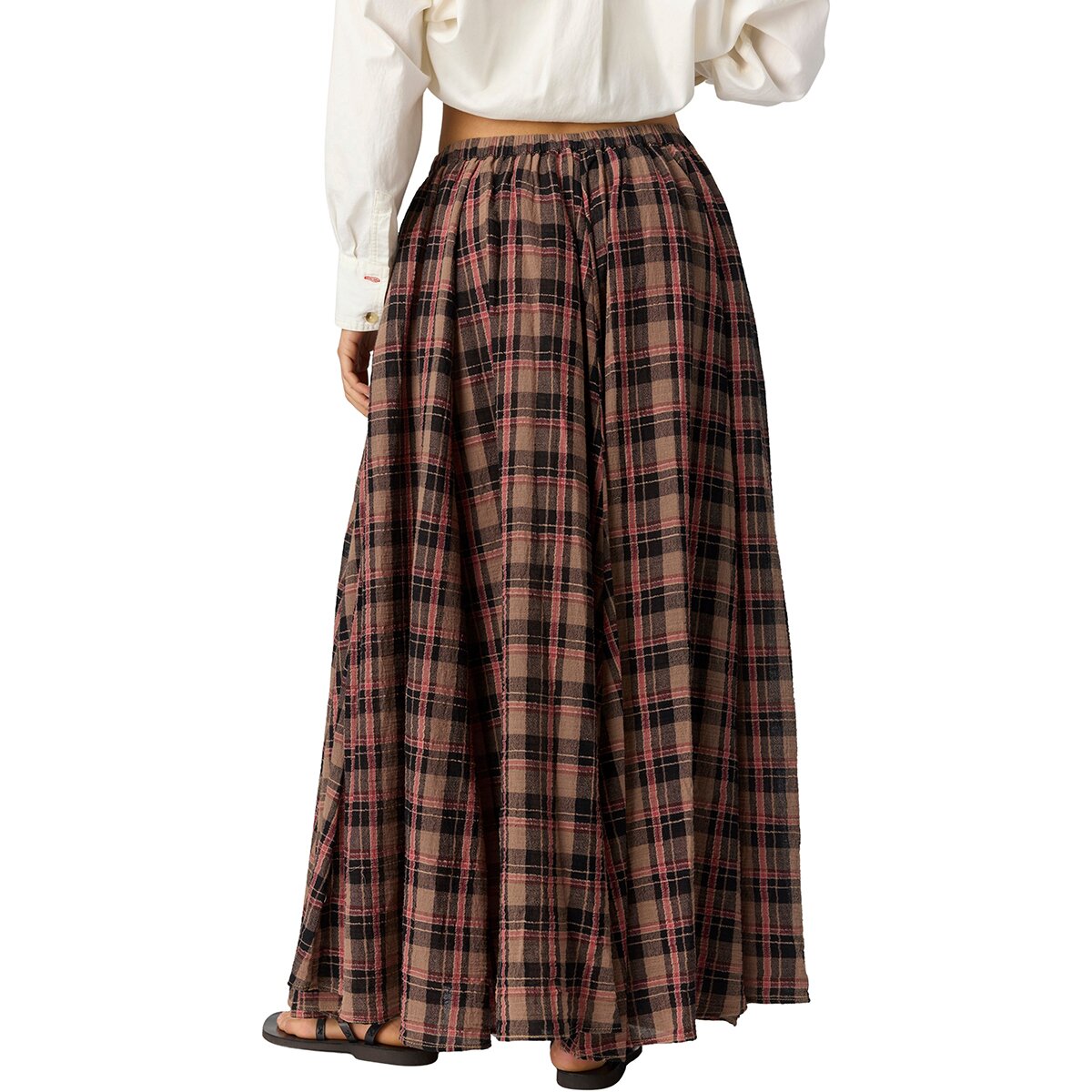 Image of Free People Ives Yd Maxi Skirt - Women's Chocolate Combo, M