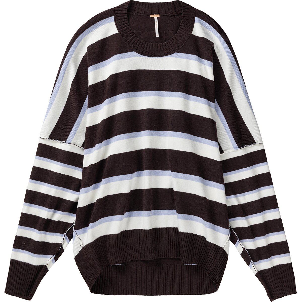 Free People Free People Stripe Muse Pullover - Women's Choclate Combo, XS