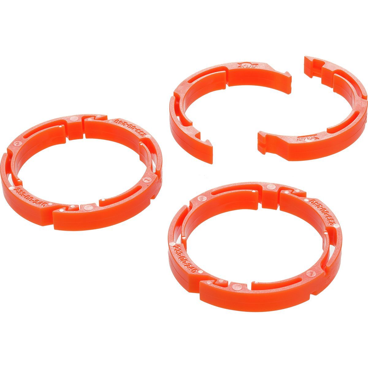 FOX Racing Shox Float X2 Volume Spacer Kit Orange, 3 Pairs, 0.25in