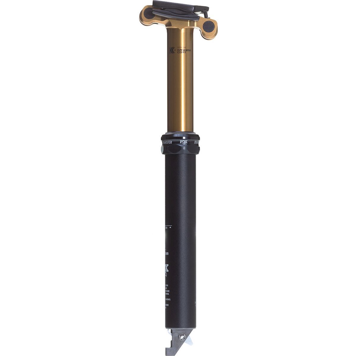FOX Racing Shox Transfer Factory Dropper Seatpost - Internal Routing Kashima, 30.9x100mm Travel