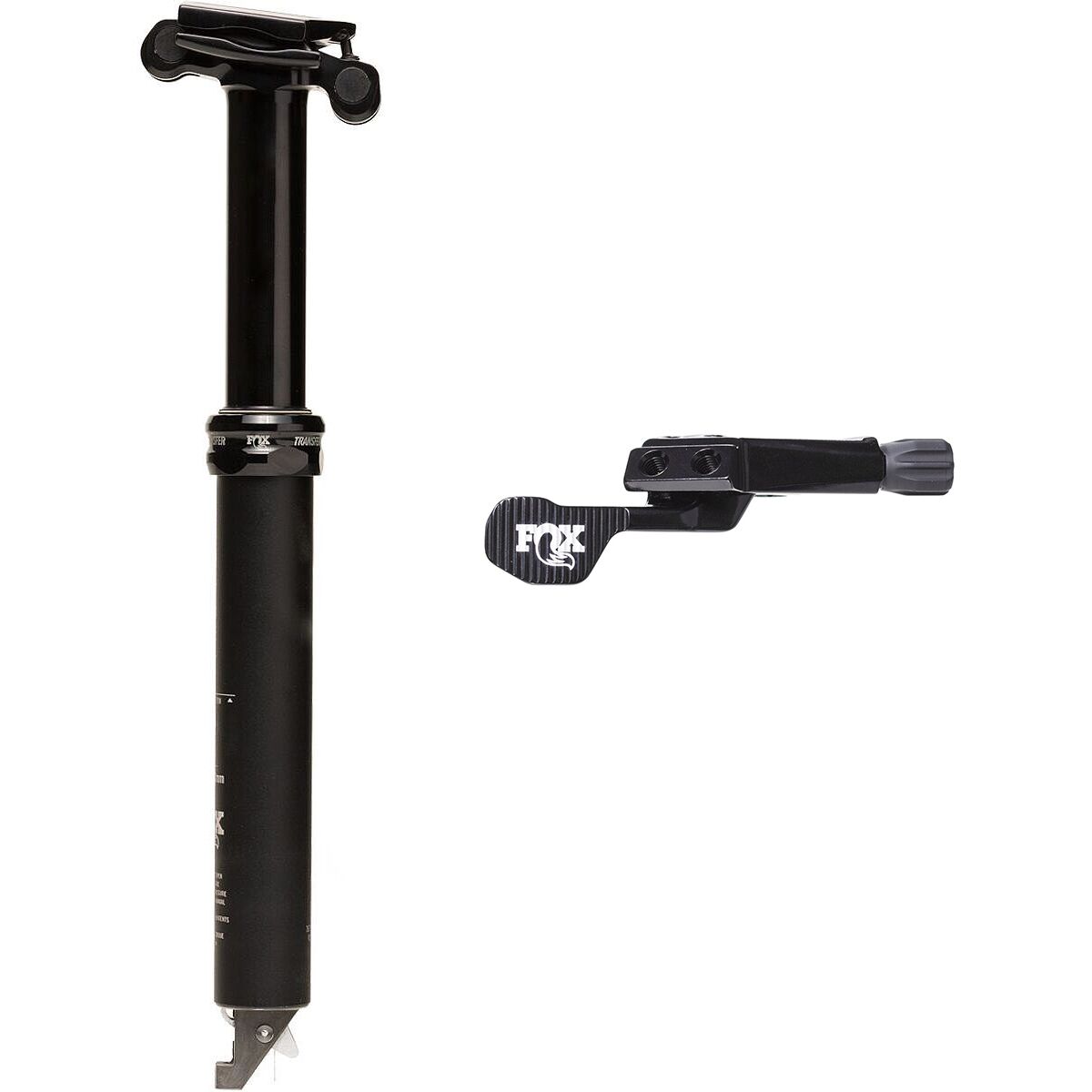 Image of FOX Racing Shox Transfer Perf Elite Dropper Seatpost w/ 1x Lever-Bike Build Black, 31.6x100mm Travel