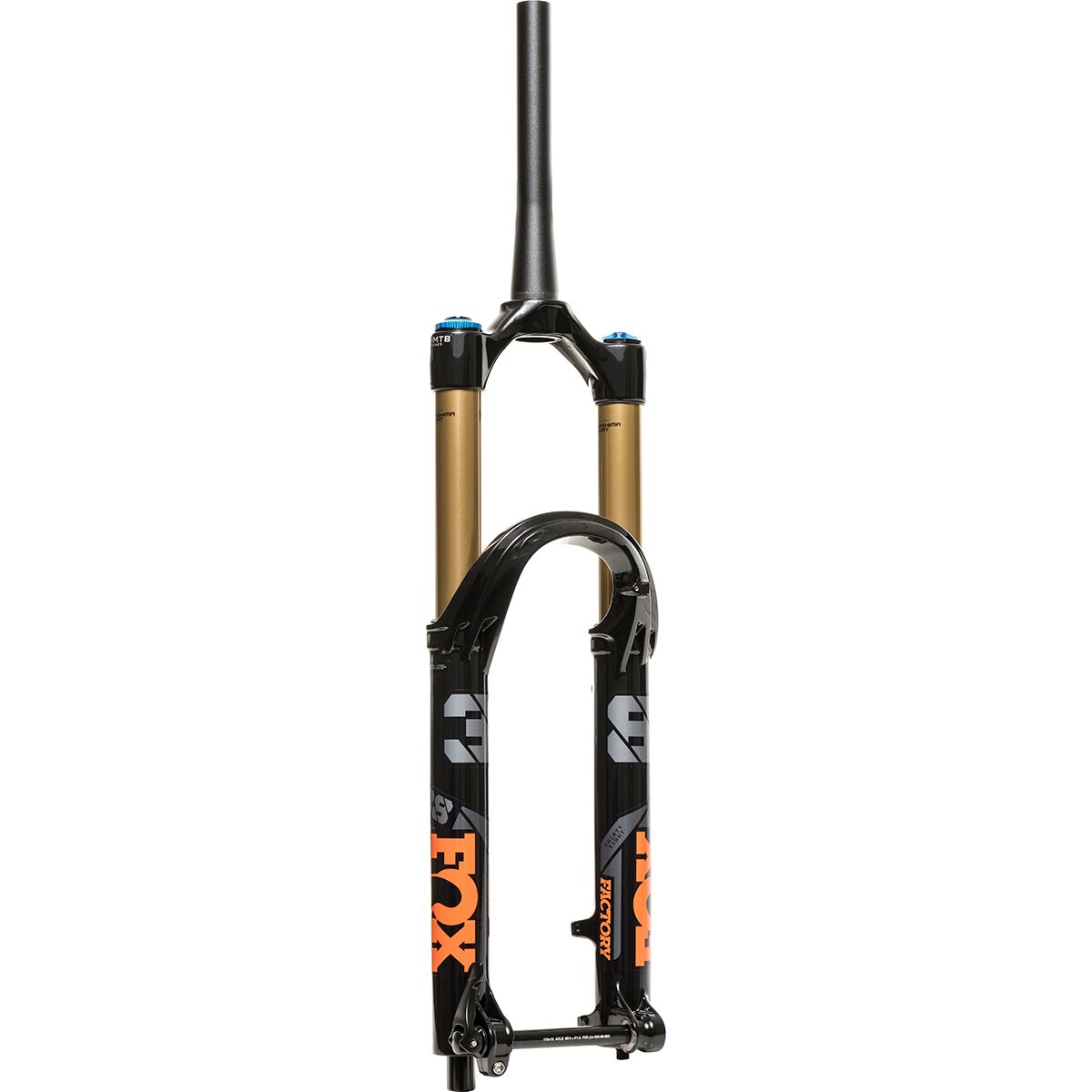 FOX Racing Shox FOX Racing Shox 38 Float E-Tuned 27.5 Grip 2 Factory Boost Fork Shiny Black, 170mm, 44mm Rake