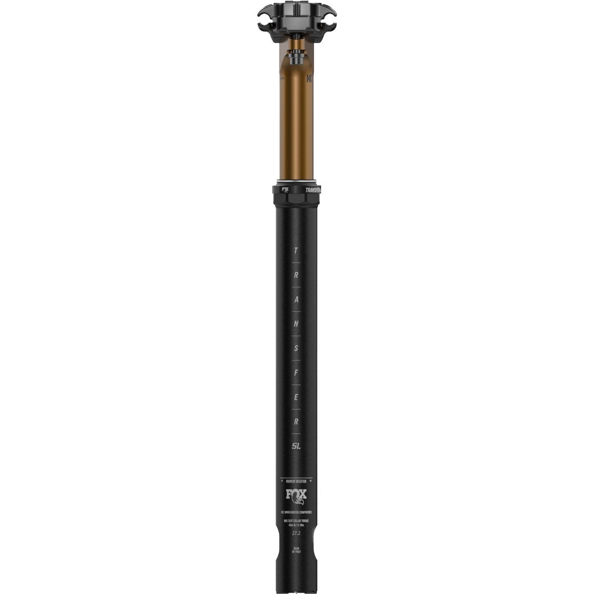 Image of FOX Racing Shox Transfer SL Factory Dropper Seatpost Black, 31.6x100mm Travel