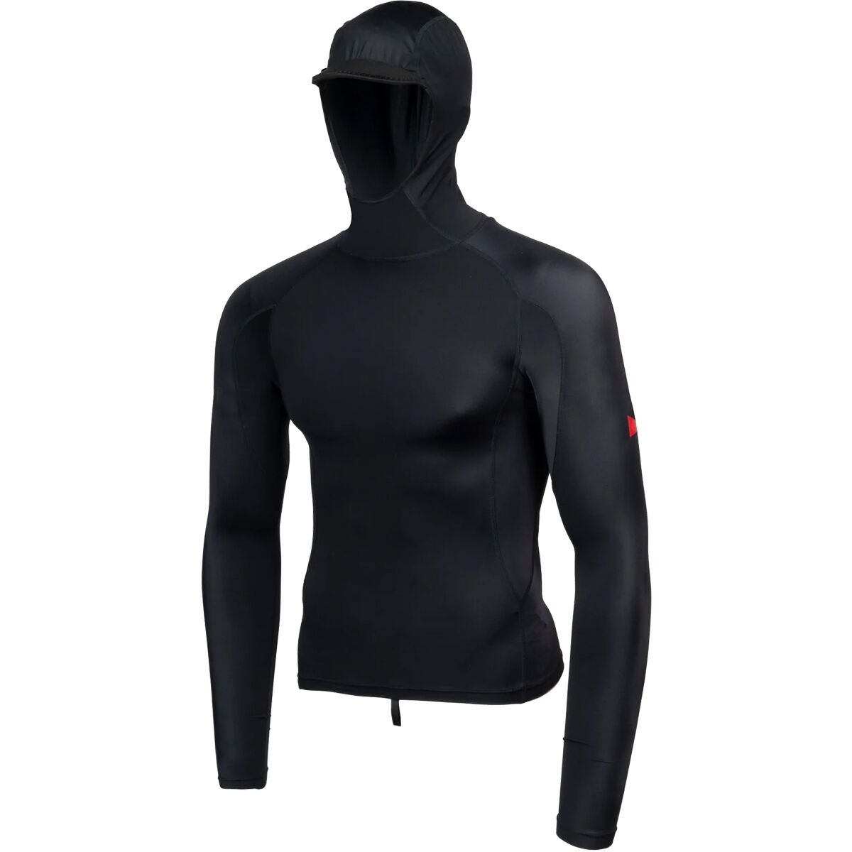 Image of Florence Marine X Long-Sleeve Utility Pocket Hooded Rashguard - Men's Black, L
