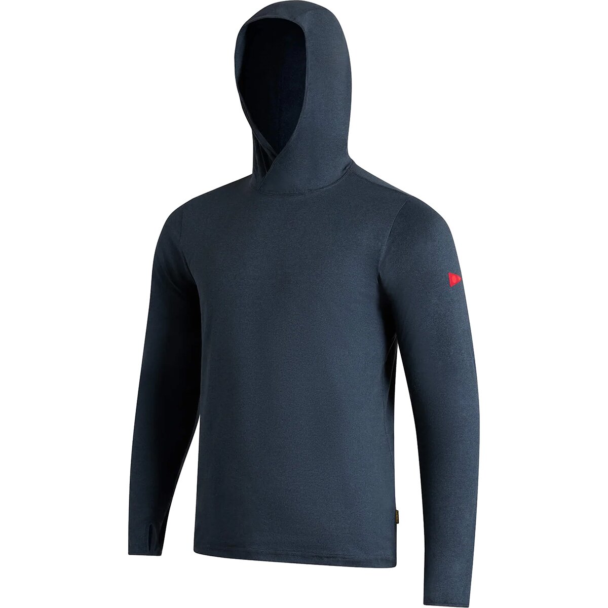 Image of Florence Marine X Sun Pro Adapt Long-Sleeve Hooded UPF Shirt - Men's Heather Navy, L