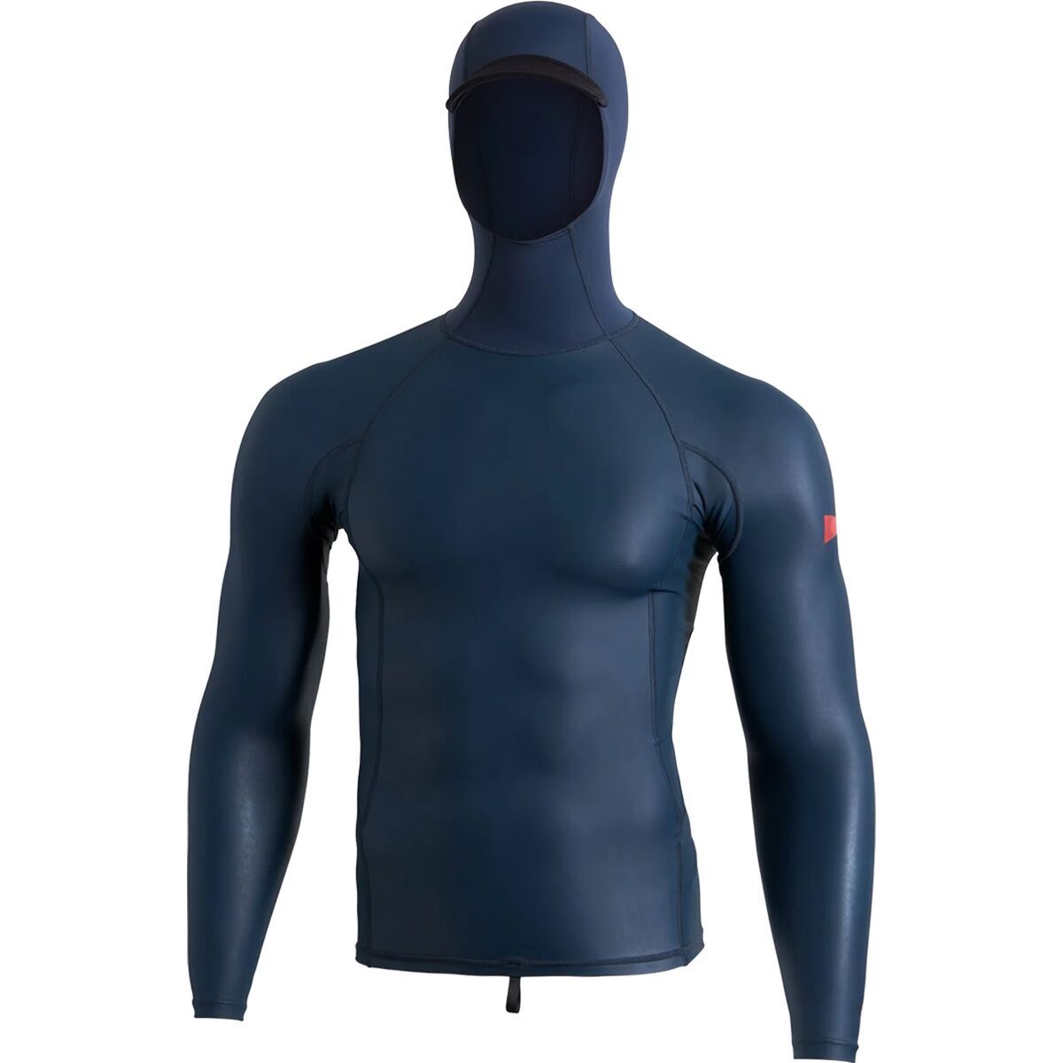 Image of Florence Marine X Windshield Long-Sleeve Hooded Rashguard - Men's Dark Navy, S