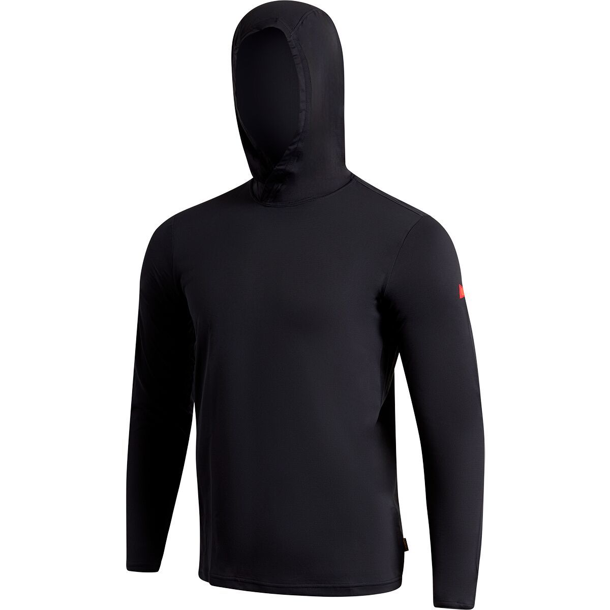 Image of Florence Marine X Airtex Long-Sleeve Hooded Shirt - Men's Black, L
