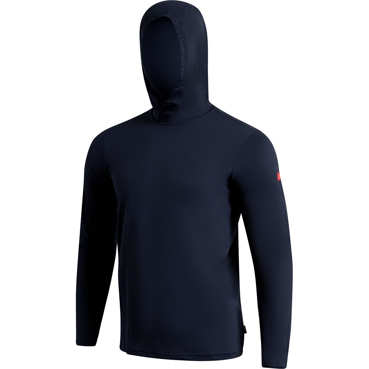 Image of Florence Marine X Airtex Long-Sleeve Hooded Shirt - Men's Navy, M