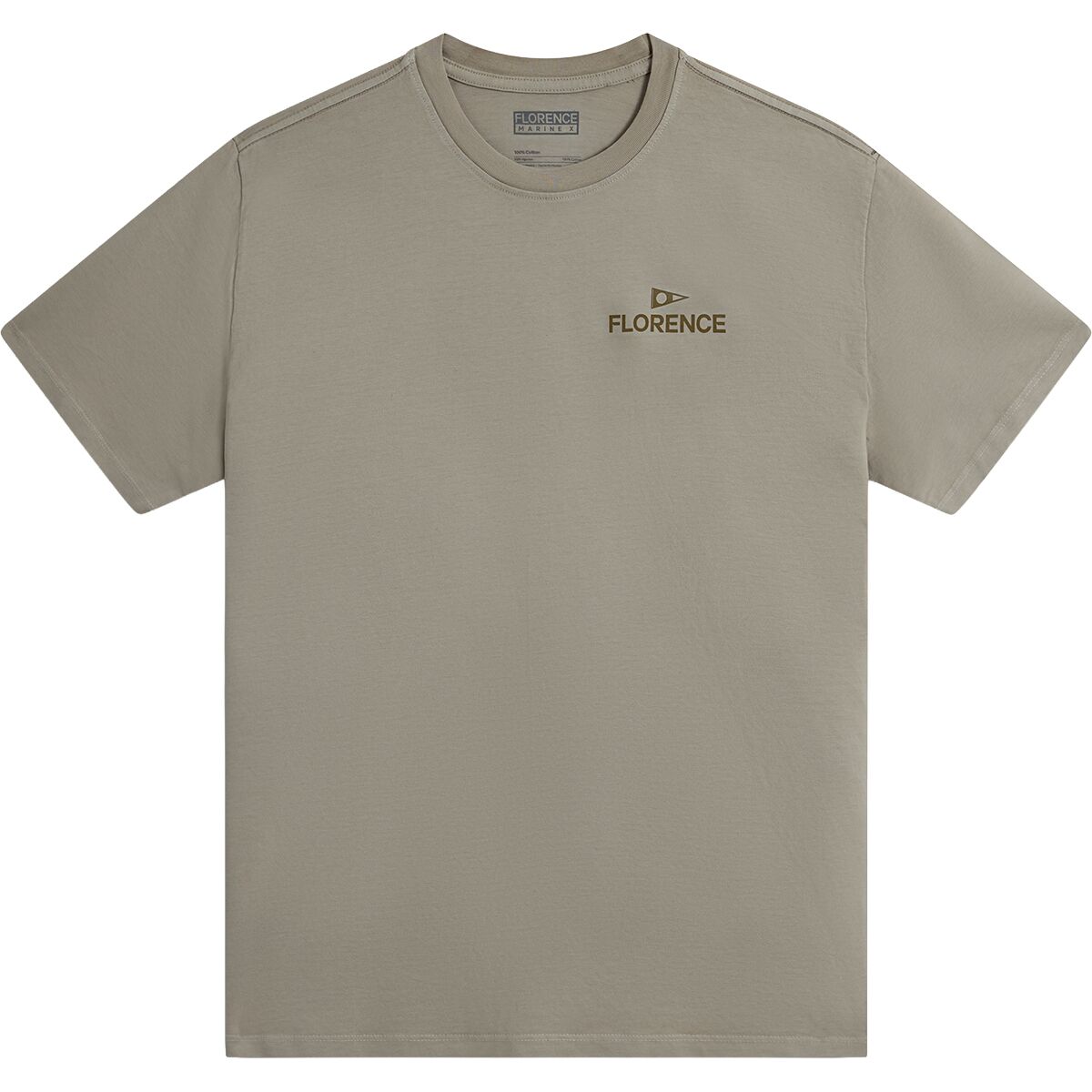 Image of Florence Marine X Crew T-Shirt - Men's Willow, XXL