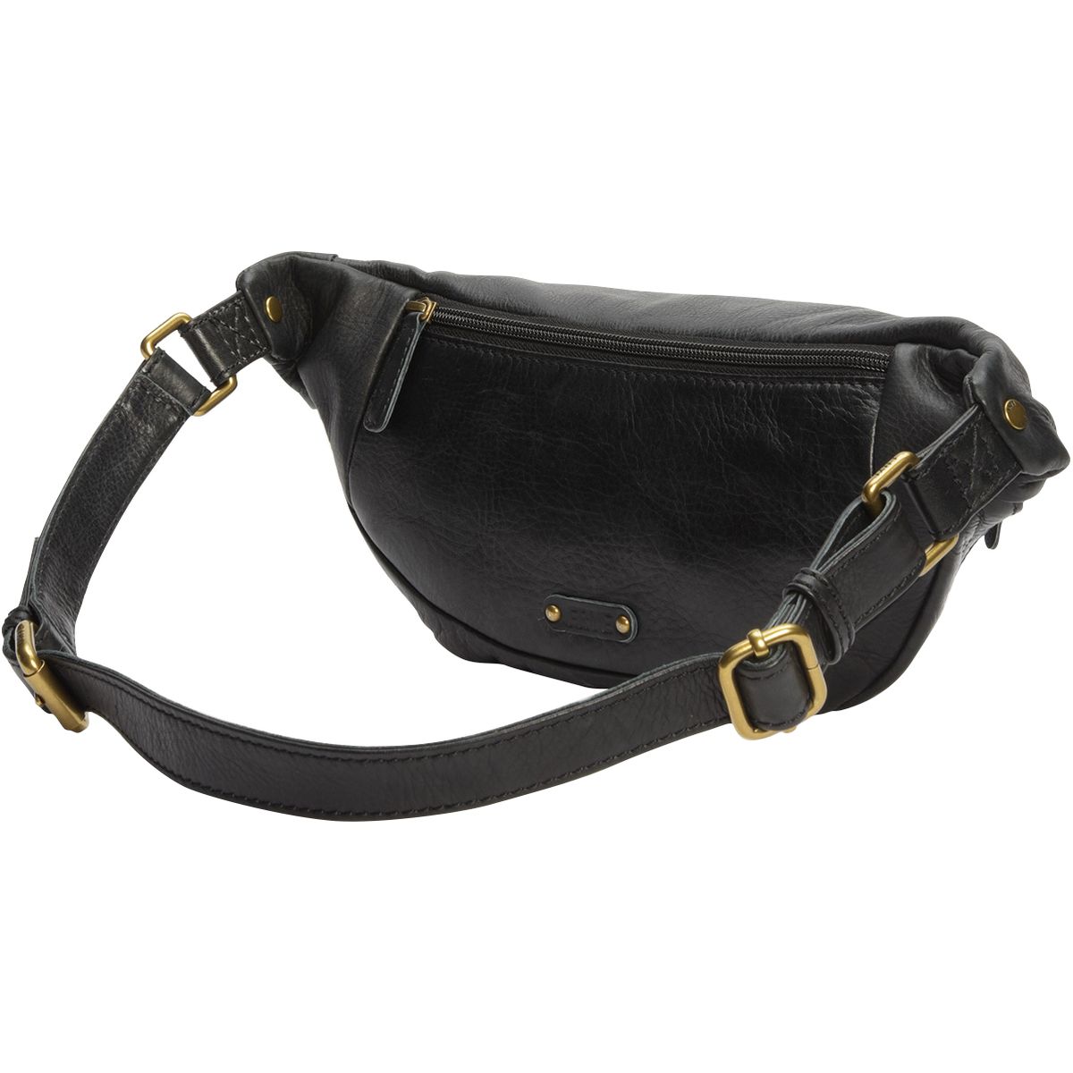 Frye belt w belt-bag black leather adjustable Leather Belt Bag | LB – Vellaire main image 4