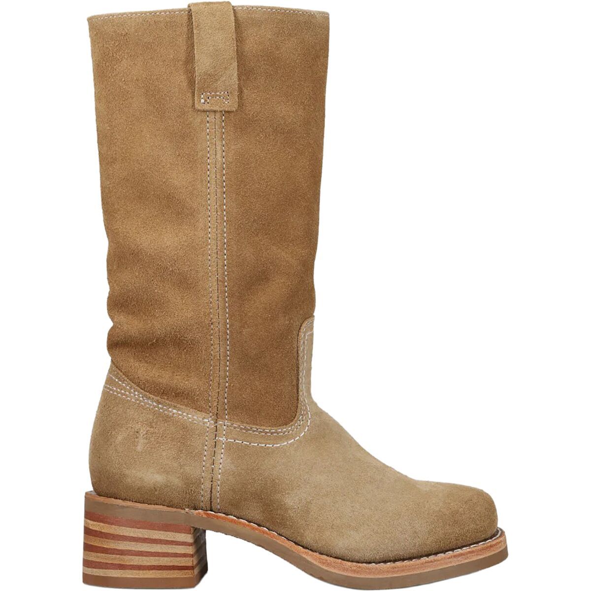 Image of Frye Campus 12R Boot - Women's Tan Buck, 9.5