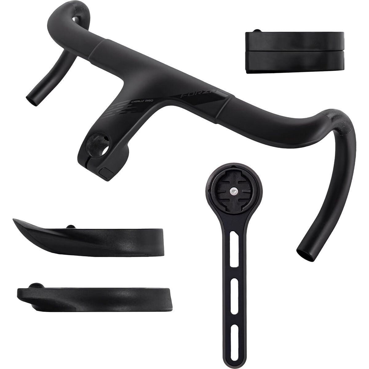 Image of Forza Cirrus Pro Integrated Road Cockpit Black, 110mm/40cm
